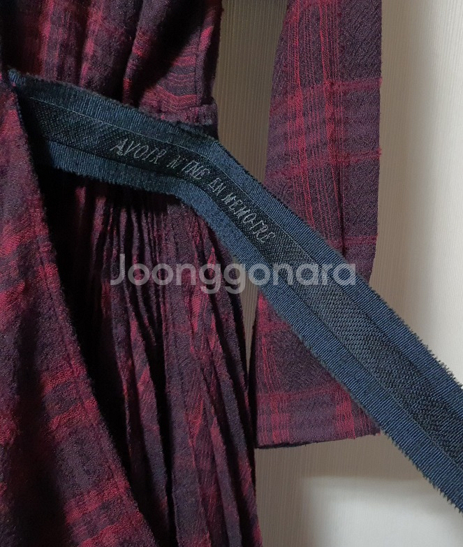 마인 mine 한섬 울 셔츠 원피스 44 사이즈 정품--3