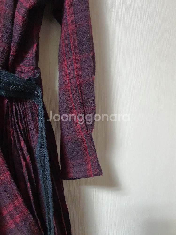 마인 mine 한섬 울 셔츠 원피스 44 사이즈 정품--4