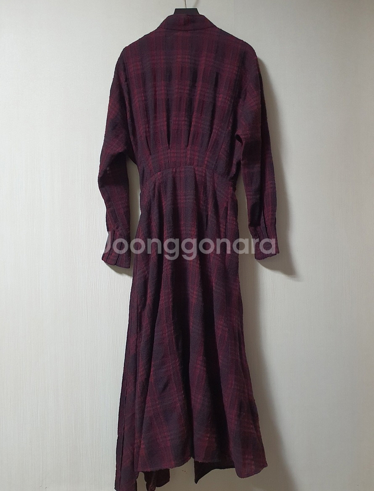 마인 mine 한섬 울 셔츠 원피스 44 사이즈 정품--6