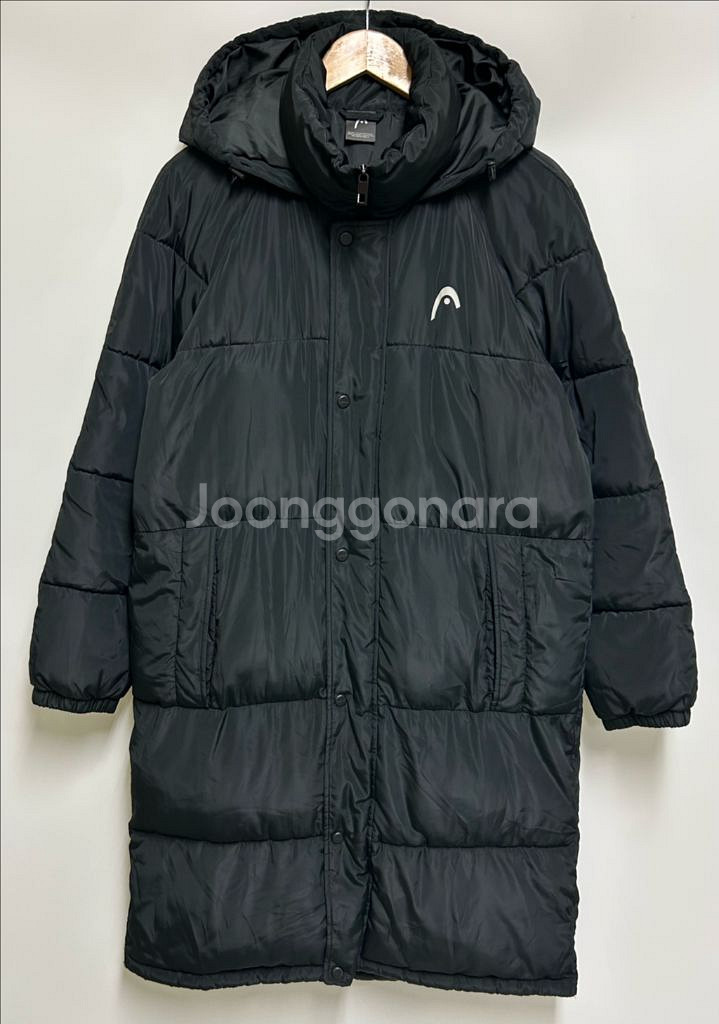 [남자 95]HEAD 헤드 블랙 롱패딩--0
