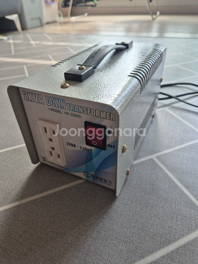 한일 도란스(2KVA 하이파워 다운 트랜스) 팝니다.--1