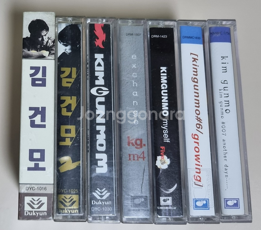 김건모 1-7집 카세트테이프--0