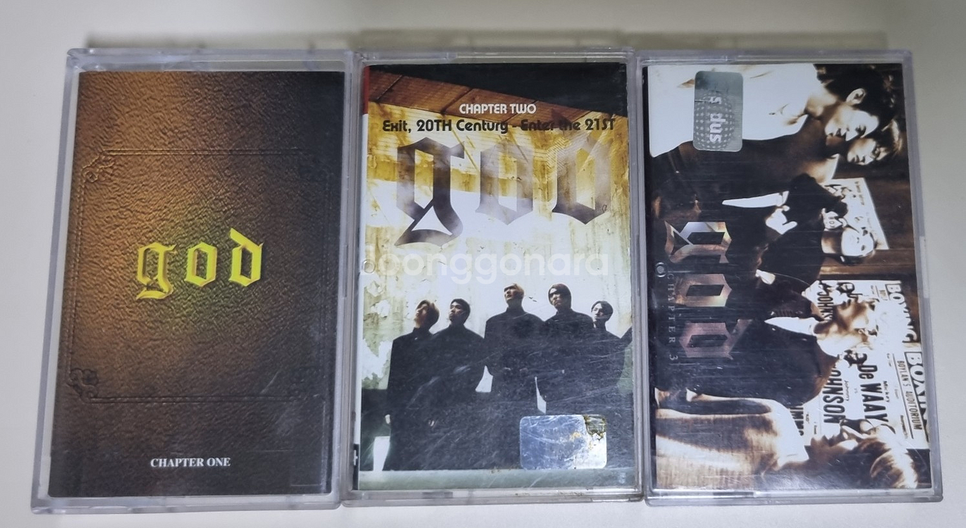 지오디 1-5집 카세트테이프--1