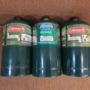 콜맨 워딩턴 1파운드 가스통 3개 버너 랜턴 토치용