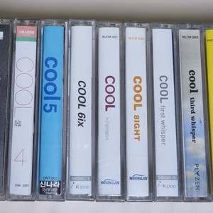 쿨 카세트테이프 13장