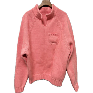 [OS] STU 24FW 카라 니트 핑크 샘플