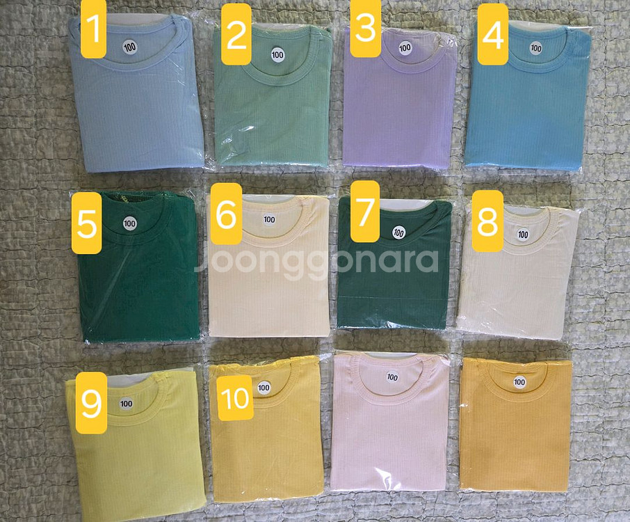 100. 남아. 여아 가을내복 새상품 (6~8천)--1