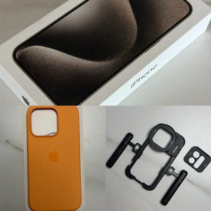 아이폰 15 Pro 256 네추럴티타늄 케이스 케이지