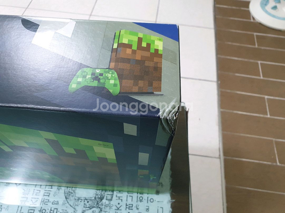 xbox one s 마인크래프트 한정판 미개봉--6