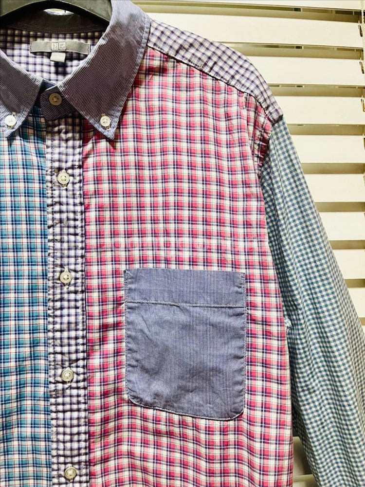 유니클로 유니크패턴 긴팔셔츠--11