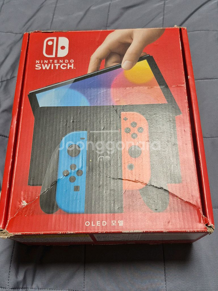 닌텐도 스위치 oled 네온 박스셋--4