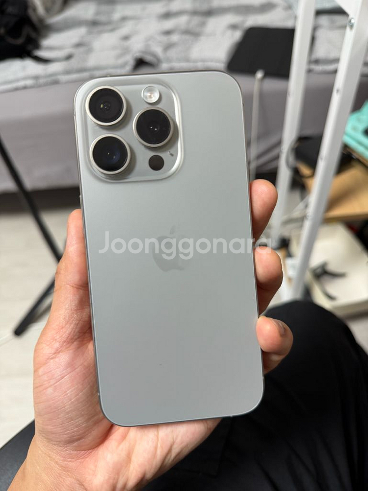 iPhone 15 Pro 뉴트럴 티타늄 풀박스--0