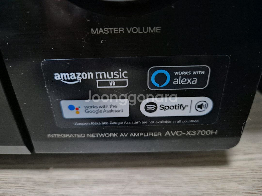 데논 AVR-X3700H 리시버 팝니다.--1