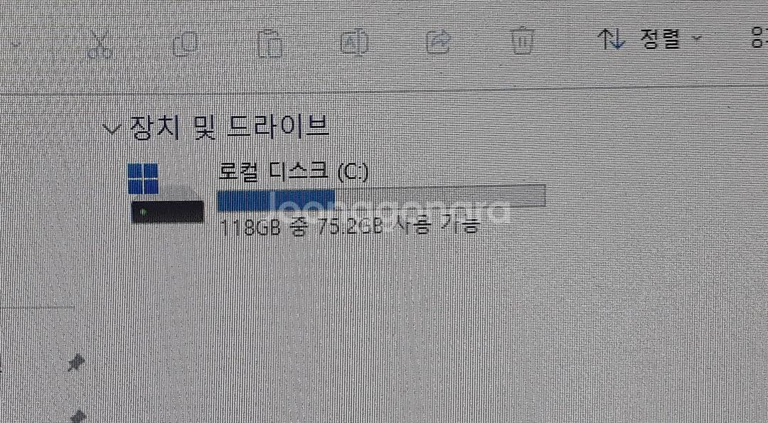 DELL 미니컴 업무용외장 SSD120G메뚜기win11--4