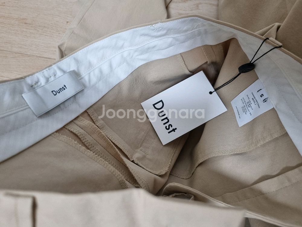 DUNST 세미와이드 치노 슬랙스 팬츠 면바지--8