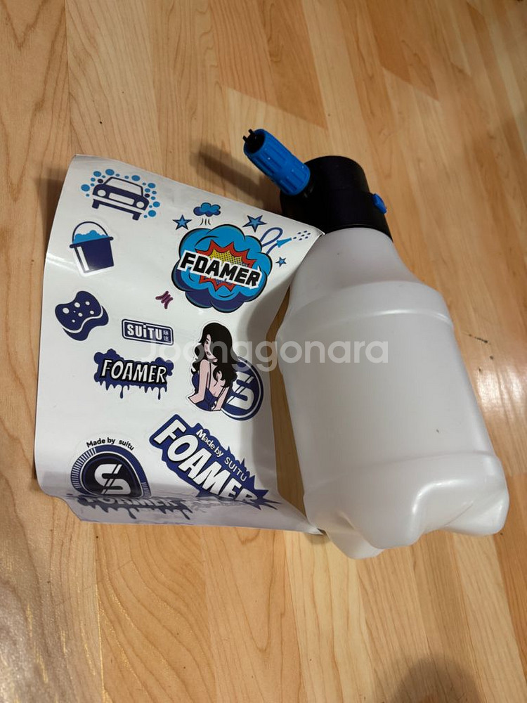 전동 충전 압축 분무기 1.5L 세차 폼건 소형 분무기--2