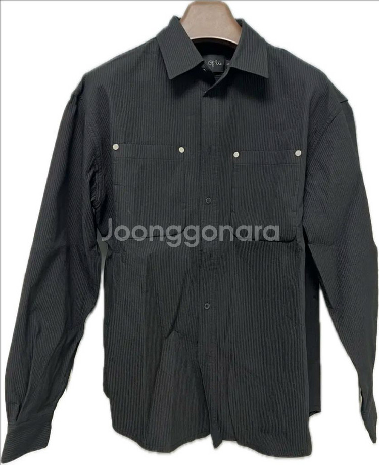 [M] STU 22F/W 리벳 셔츠 블랙--1