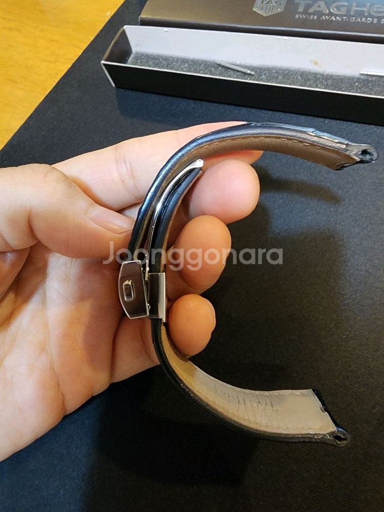 태그호이어 41mm 정품 악어가죽 디버클--4