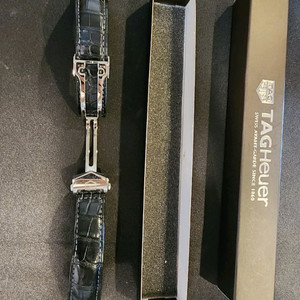 태그호이어 41mm 정품 악어가죽 디버클