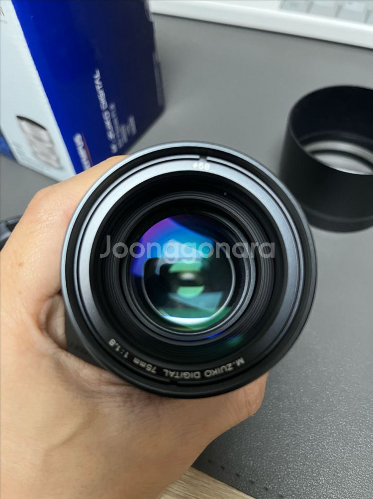 올림푸스 75mm f1.8 민트급--2