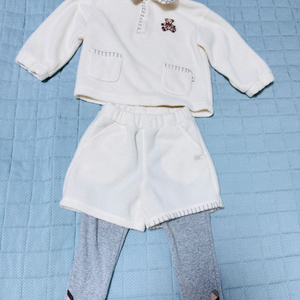 닥스베이비 플리스 상하복 100