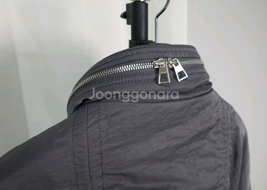 (46)송지오옴므 더블 레이어드 패러슈트 점퍼 그레이--7