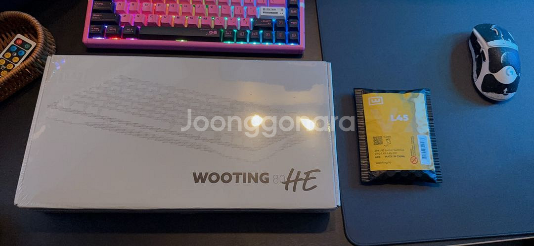 Wooting 80HE 키보드 입니다.--0