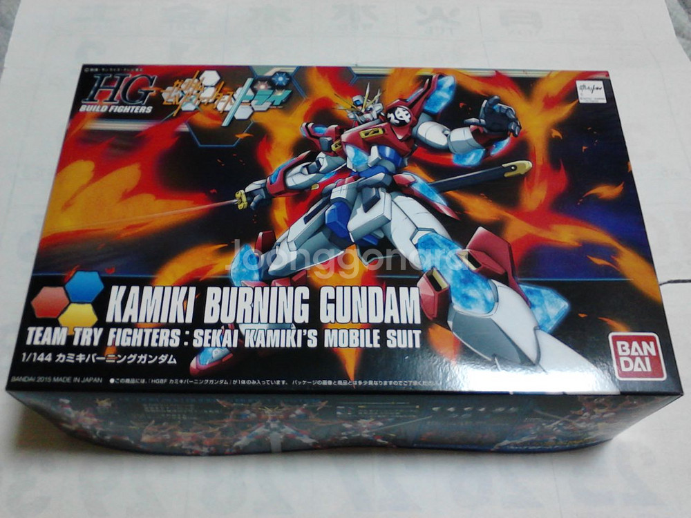 hg 카미키 버닝 건담, 미개봉--0