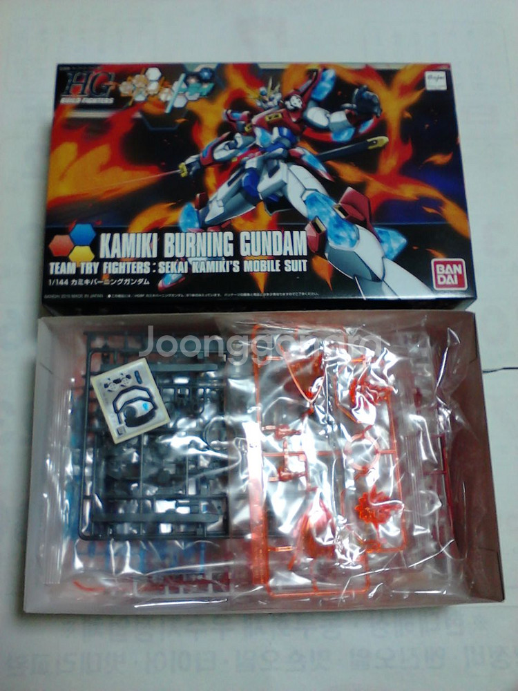 hg 카미키 버닝 건담, 미개봉--1