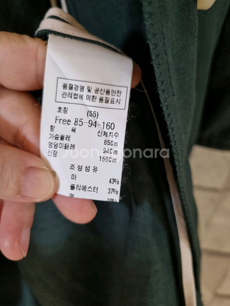 듀엘 딥그린카키 린넨혼방 후드트렌치 코트--8