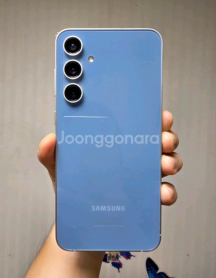 갤럭시 S23 FE 블루 +슈피겐 케이스 필름 세트--6