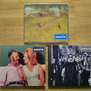 CD 음반 oasis 오아시스 싱글 3장