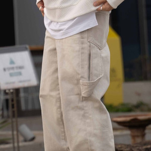 (46) 우영미 23SS 아이보리 카펜터 데님팬츠