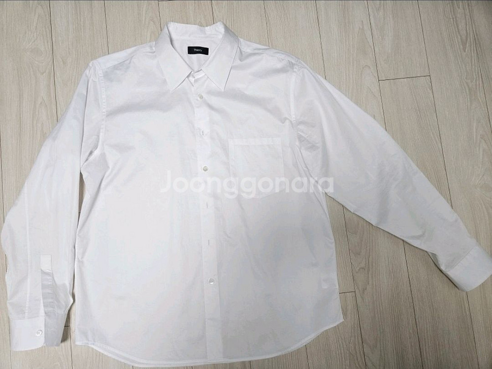 띠어리셔츠 Fluid Cotton Noll Shirt--1