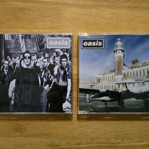 CD 음반 oasis 오아시스 싱글 2장