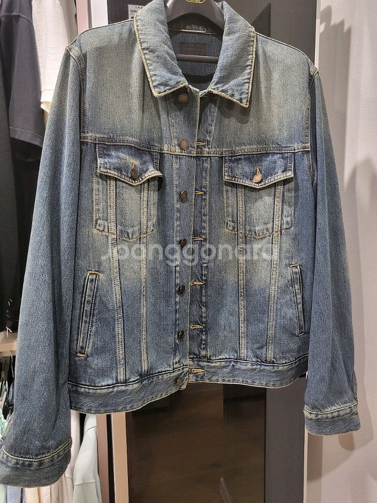 남성 생로랑 데님자켓--0