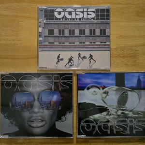 CD 음반 oasis 오아시스 싱글 3장