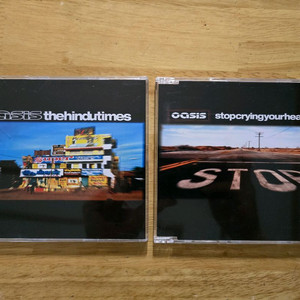 CD 음반 oasis 오아시스 싱글 2장