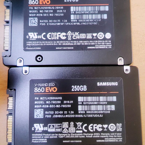 삼성SSD 860EVO 250G 2개