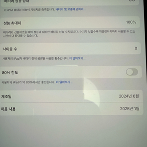 (단순개봉/충전0회) 아이패드 프로 m4 13 256