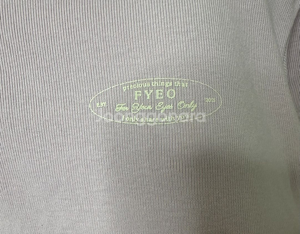 포유온 fyeo 클래식 로고 코튼 티셔츠 포유어아이즈온--1