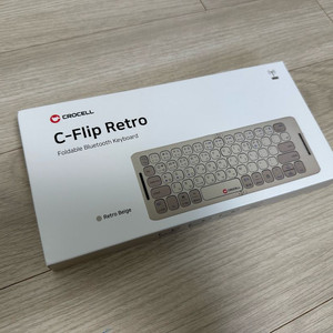 크로셀 블루투스 휴대용 키보드 c flip 미사용