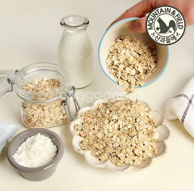 오트밀(압착귀리)500g 4봉--1