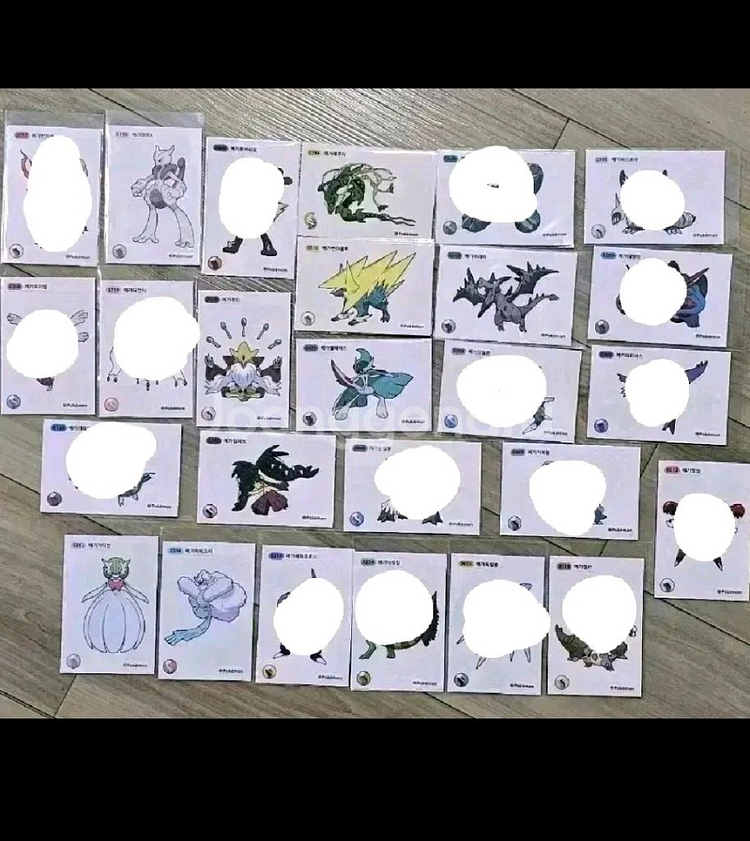 포켓몬 메가띠부씰 중복--0