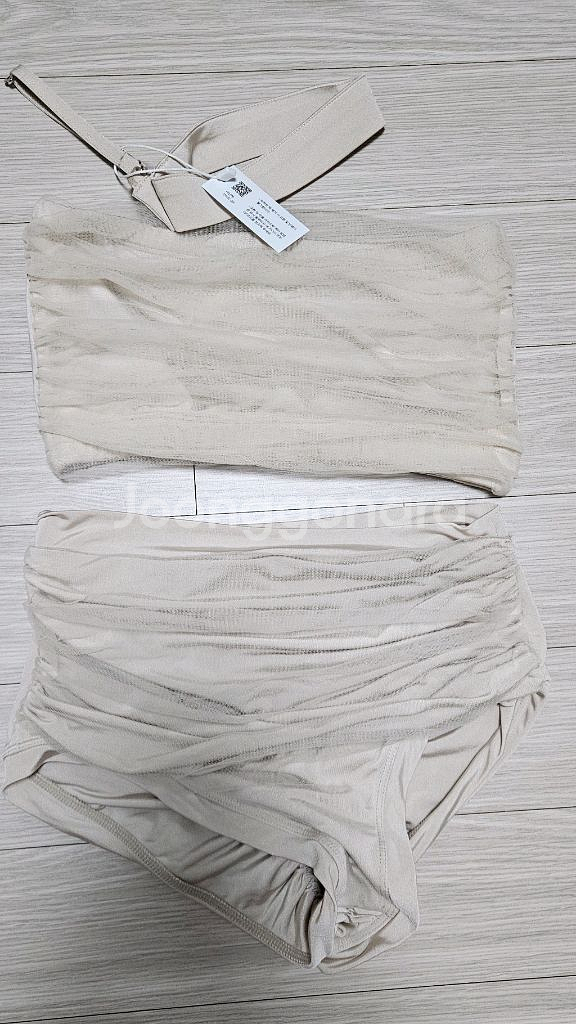 아난캐 누디본 셔링세트 누드베이지(M)--1