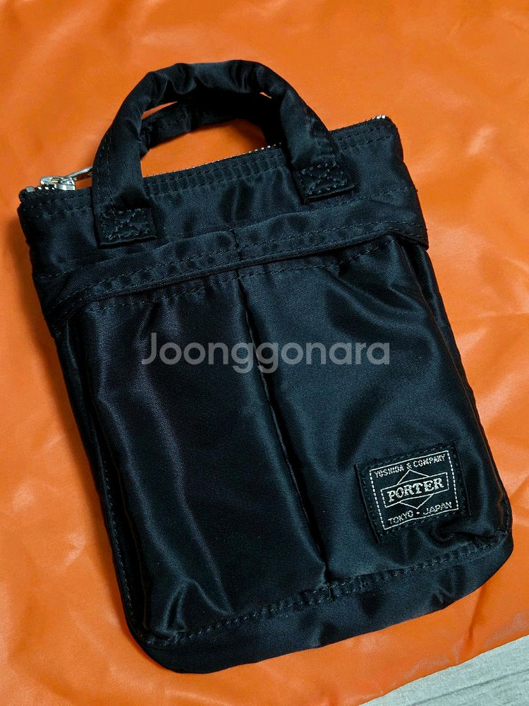 요시다포터 하울 미니 헬멧백 블랙색상 판매합니다--3