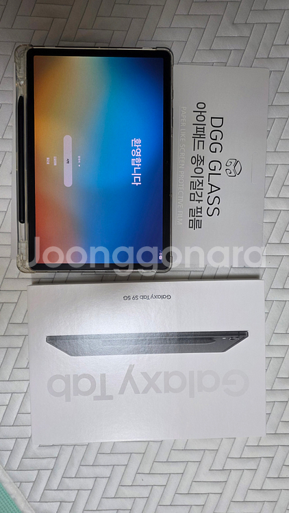 갤럭시탭 S9 5G 256G 그라파이트 자급제--0