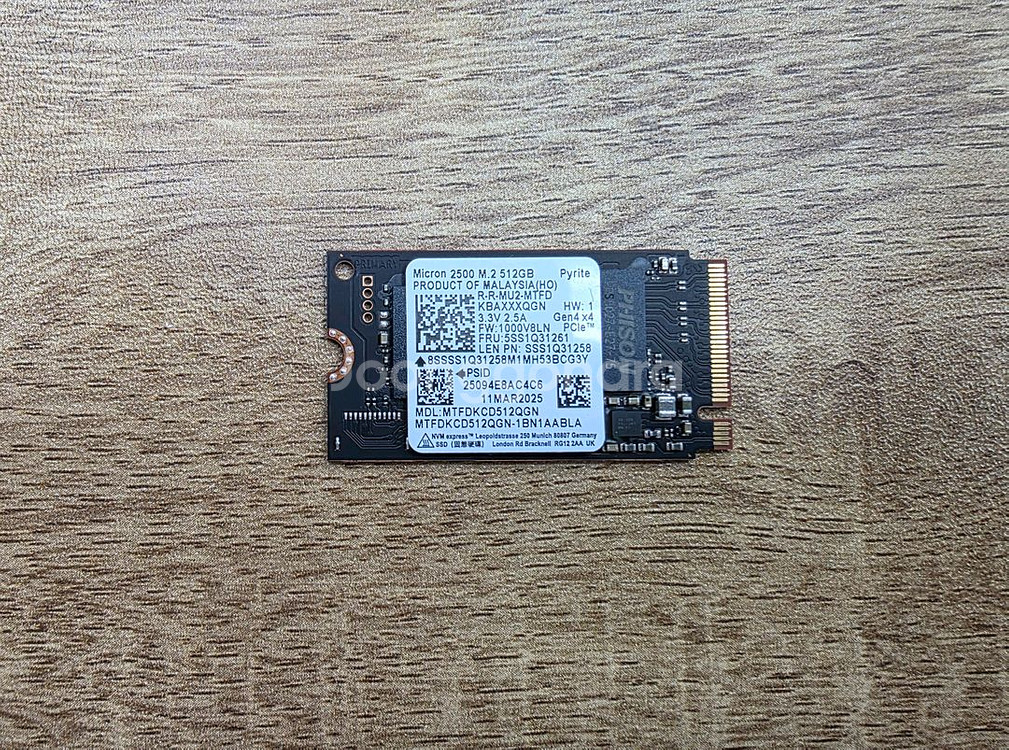 마이크론 2500 42mm SSD 512GB 택포판매--0