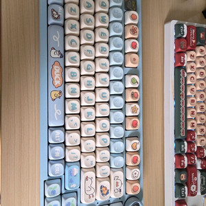 LEOBOG 핫스왑 유무선키보드 hi75 블록v2축