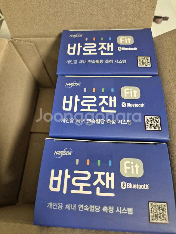 바로잰 fit 연속혈당측정기 미개봉 택포 60,000원--0
